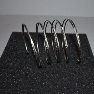 SILVER, SILVER arm bracelet